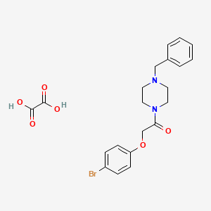 1-benzyl-4-[(4-bromophenoxy)acetyl]piperazine oxalate