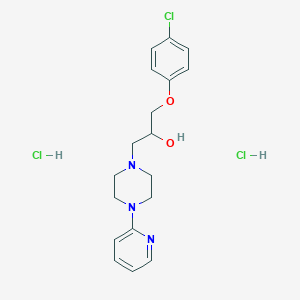 1-(4-chlorophenoxy)-3-[4-(2-pyridinyl)-1-piperazinyl]-2-propanol dihydrochloride