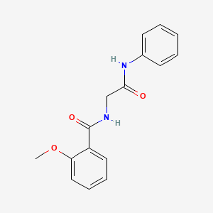 N-(2-anilino-2-oxoethyl)-2-methoxybenzamide