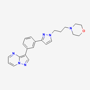 3-(3-{1-[3-(4-morpholinyl)propyl]-1H-pyrazol-3-yl}phenyl)pyrazolo[1,5-a]pyrimidine