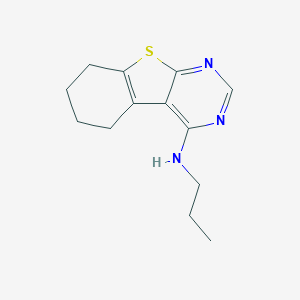N-propyl-N-(5,6,7,8-tetrahydro[1]benzothieno[2,3-d]pyrimidin-4-yl)amine