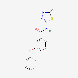 N-(5-methyl-1,3,4-thiadiazol-2-yl)-3-phenoxybenzamide