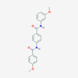 4-methoxy-N-(4-{[(3-methoxyphenyl)amino]carbonyl}phenyl)benzamide