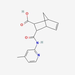 3-{[(4-methyl-2-pyridinyl)amino]carbonyl}bicyclo[2.2.1]hept-5-ene-2-carboxylic acid