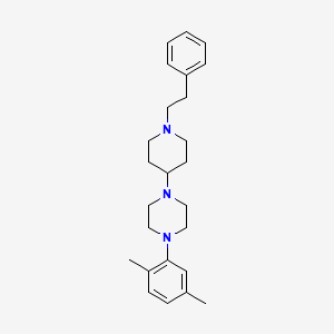 1-(2,5-dimethylphenyl)-4-[1-(2-phenylethyl)-4-piperidinyl]piperazine