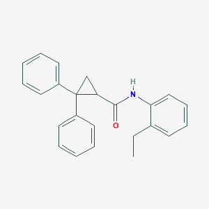 N-(2-ethylphenyl)-2,2-diphenylcyclopropanecarboxamide