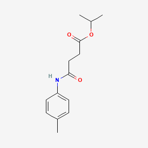 isopropyl 4-[(4-methylphenyl)amino]-4-oxobutanoate