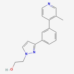 2-{3-[3-(3-methyl-4-pyridinyl)phenyl]-1H-pyrazol-1-yl}ethanol