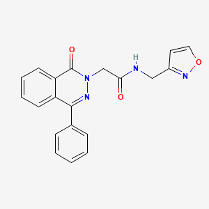 N-(3-isoxazolylmethyl)-2-(1-oxo-4-phenyl-2(1H)-phthalazinyl)acetamide