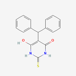 molecular formula C17H14N2O2S B5019010 5-(diphenylmethyl)-6-hydroxy-2-thioxo-2,3-dihydro-4(1H)-pyrimidinone CAS No. 413610-78-3