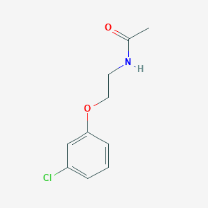 molecular formula C10H12ClNO2 B5019018 N-[2-(3-chlorophenoxy)ethyl]acetamide 