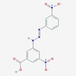 3-nitro-5-[3-(3-nitrophenyl)-2-triazen-1-yl]benzoic acid