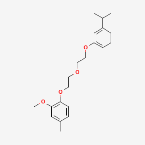 1-{2-[2-(3-isopropylphenoxy)ethoxy]ethoxy}-2-methoxy-4-methylbenzene