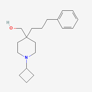 [1-cyclobutyl-4-(3-phenylpropyl)-4-piperidinyl]methanol