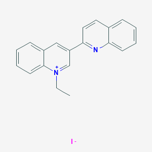 molecular formula C20H17IN2 B5019138 1-ethyl-3-(2-quinolinyl)quinolinium iodide 