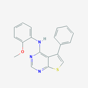 N-(2-methoxyphenyl)-5-phenylthieno[2,3-d]pyrimidin-4-amine