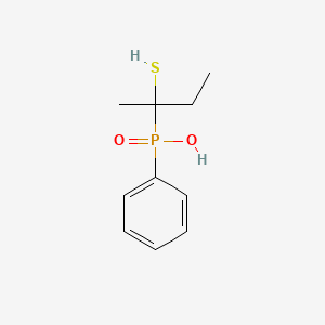 molecular formula C10H15O2PS B5019220 (1-mercapto-1-methylpropyl)phenylphosphinic acid 