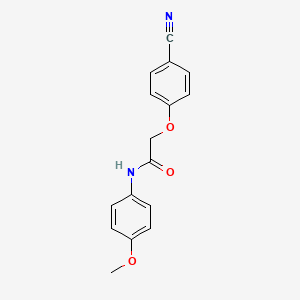 2-(4-cyanophenoxy)-N-(4-methoxyphenyl)acetamide