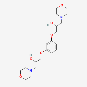 3,3'-[1,3-phenylenebis(oxy)]bis[1-(4-morpholinyl)-2-propanol]