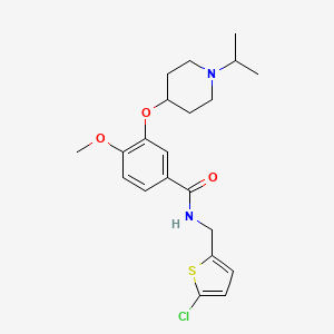 N-[(5-chloro-2-thienyl)methyl]-3-[(1-isopropyl-4-piperidinyl)oxy]-4-methoxybenzamide