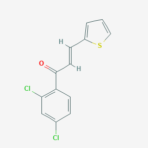 molecular formula C13H8Cl2OS B501931 1-(2,4-二氯苯基)-3-(2-噻吩基)-2-丙烯-1-酮 CAS No. 940291-99-6