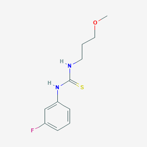 N-(3-fluorophenyl)-N'-(3-methoxypropyl)thiourea