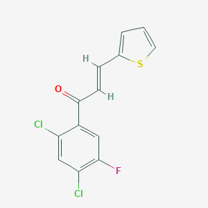 1-(2,4-Dichloro-5-fluorophenyl)-3-(2-thienyl)-2-propen-1-one