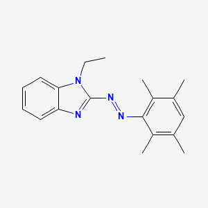 1-ethyl-2-[(2,3,5,6-tetramethylphenyl)diazenyl]-1H-benzimidazole