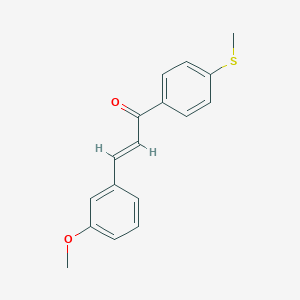 3-(3-Methoxyphenyl)-1-[4-(methylsulfanyl)phenyl]-2-propen-1-one