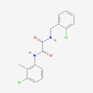 N-(2-chlorobenzyl)-N'-(3-chloro-2-methylphenyl)ethanediamide