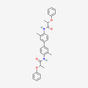 molecular formula C32H32N2O4 B5019506 N,N'-(3,3'-dimethyl-4,4'-biphenyldiyl)bis(2-phenoxypropanamide) 