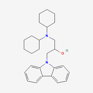 1-(9H-carbazol-9-yl)-3-(dicyclohexylamino)-2-propanol