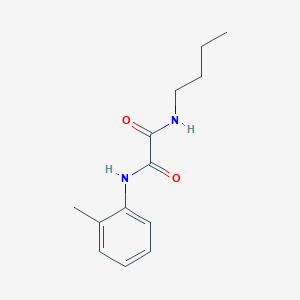 molecular formula C13H18N2O2 B5019526 N-butyl-N'-(2-methylphenyl)ethanediamide 