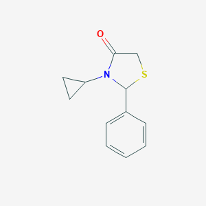 3-Cyclopropyl-2-phenyl-1,3-thiazolidin-4-one