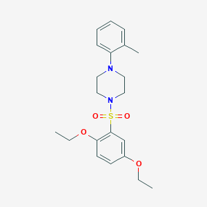 1-[(2,5-diethoxyphenyl)sulfonyl]-4-(2-methylphenyl)piperazine