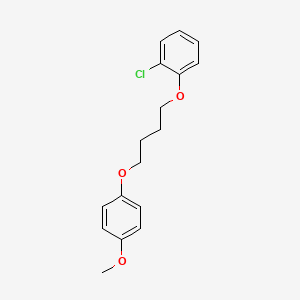 1-chloro-2-[4-(4-methoxyphenoxy)butoxy]benzene