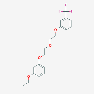 1-ethoxy-3-(2-{2-[3-(trifluoromethyl)phenoxy]ethoxy}ethoxy)benzene