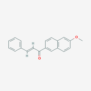 molecular formula C20H16O2 B501972 1-(6-Methoxy-2-naphthyl)-3-phenyl-2-propen-1-one 