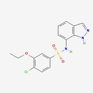 4-chloro-3-ethoxy-N-1H-indazol-7-ylbenzenesulfonamide