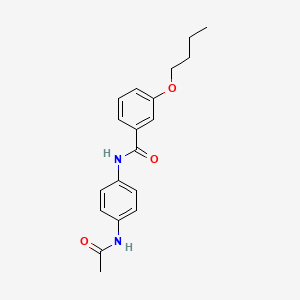 N-[4-(acetylamino)phenyl]-3-butoxybenzamide