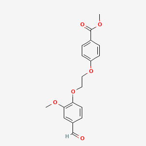 methyl 4-[2-(4-formyl-2-methoxyphenoxy)ethoxy]benzoate