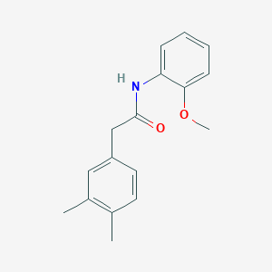molecular formula C17H19NO2 B5019901 2-(3,4-dimethylphenyl)-N-(2-methoxyphenyl)acetamide 