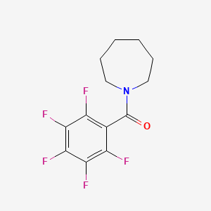 molecular formula C13H12F5NO B5019914 1-(pentafluorobenzoyl)azepane 