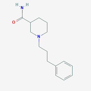 1-(3-phenylpropyl)-3-piperidinecarboxamide