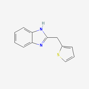 molecular formula C12H10N2S B5020031 2-(2-噻吩基甲基)-1H-苯并咪唑 CAS No. 91597-89-6