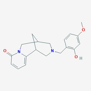 molecular formula C19H22N2O3 B5020121 11-(2-hydroxy-4-methoxybenzyl)-7,11-diazatricyclo[7.3.1.0~2,7~]trideca-2,4-dien-6-one 