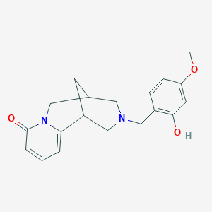 11-(2-hydroxy-4-methoxybenzyl)-7,11-diazatricyclo[7.3.1.0~2,7~]trideca-2,4-dien-6-one