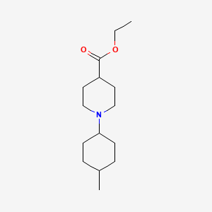 molecular formula C15H27NO2 B5020134 ethyl 1-(4-methylcyclohexyl)-4-piperidinecarboxylate 