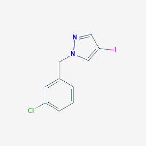 molecular formula C10H8ClIN2 B502026 1-(3-chlorobenzyl)-4-iodo-1H-pyrazole 