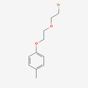 molecular formula C11H15BrO2 B5020263 1-[2-(2-bromoethoxy)ethoxy]-4-methylbenzene 